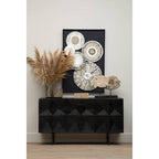 Natural and Black Paper Design Wall Art | Modello