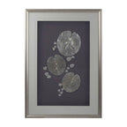 Silver Leaf Design Framed Wall Art | Nason