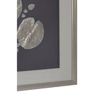 Silver Leaf Design Framed Wall Art | Nason