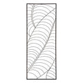 Small Black Metal Frame Leaf Design Wall Art | Trento