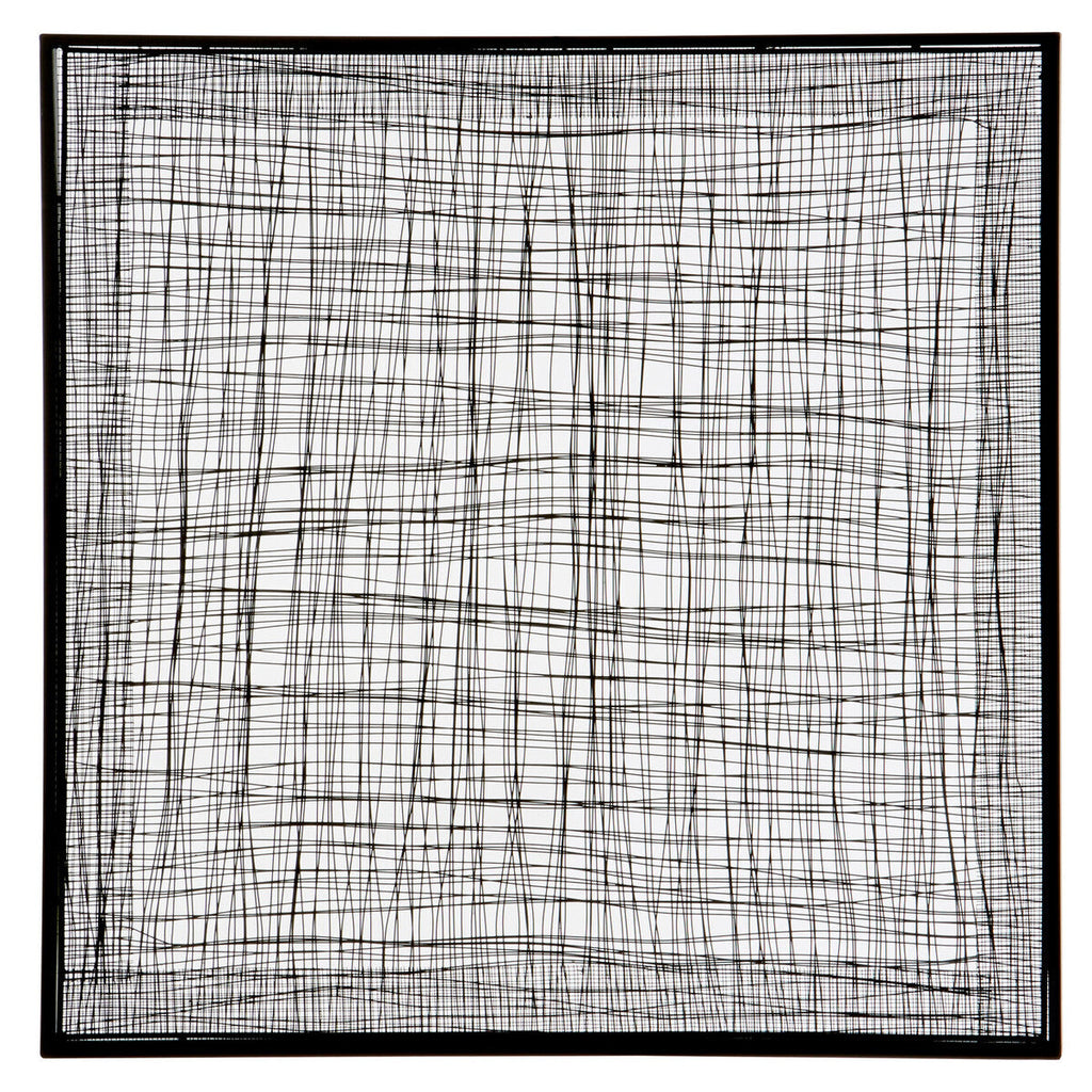 Metal Cross Wires Design Wall Art | Trento
