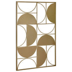 Gold Finish Semicircle Design Wall Art | Trento