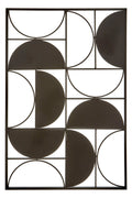Black Finish Semicircle Design Wall Art | Trento