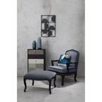 Black Finish Semicircle Design Wall Art | Trento