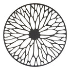 Small Black Frame Floral Design Wall Art | Trento