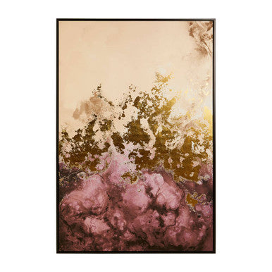 Cream and Mauve Wall Art | Astratto