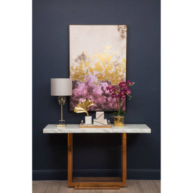 Cream and Mauve Wall Art | Astratto