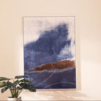 Blue and Gold Wall Art | Astratto
