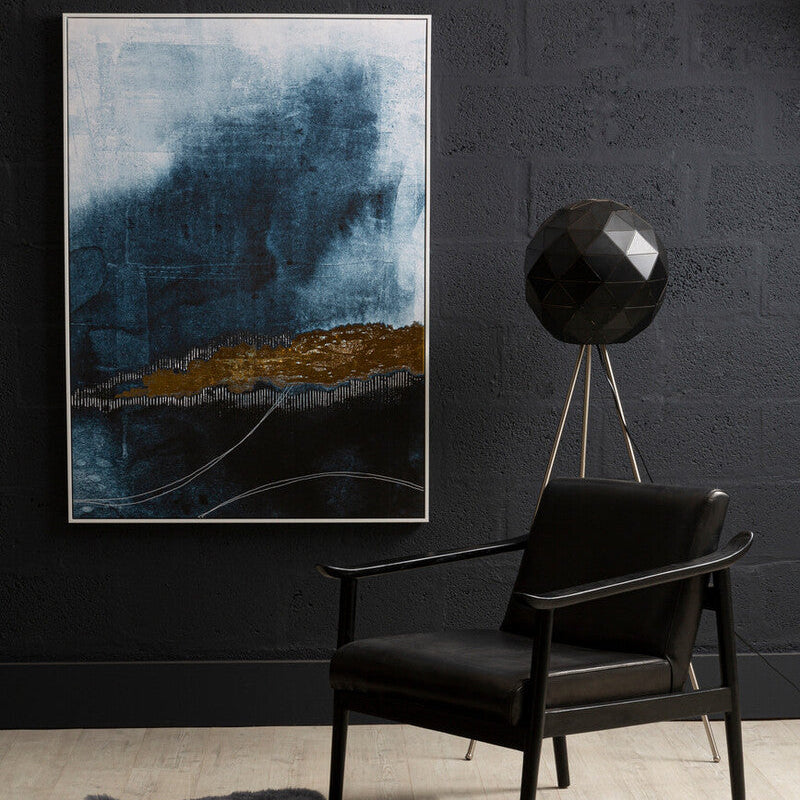 Blue and Gold Wall Art | Astratto