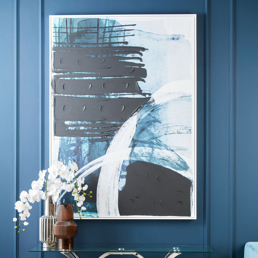 Blue and Black Wall Art | Astratto