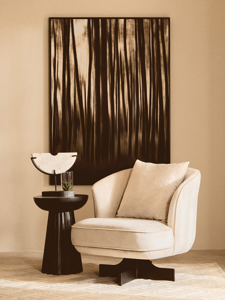 Black and Natural Classic Wall Art | Astratto
