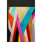Genuine Leather Striped Wall Art | Safira