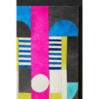 Genuine Leather Multicoloured Wall Art | Safira