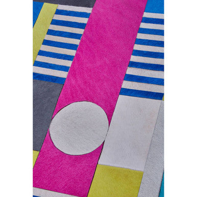 Genuine Leather Multicoloured Wall Art | Safira