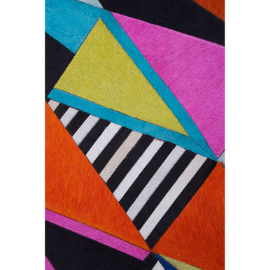 Genuine Leather Multicolour Wall Art | Safira
