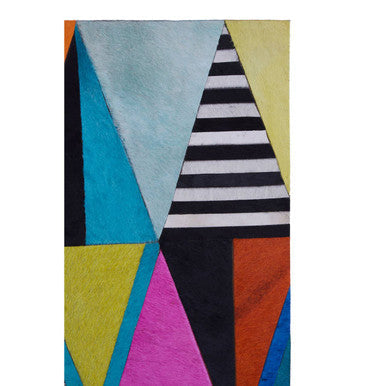 Genuine Leather Multicolour Wall Art | Safira