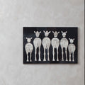 Leather Patchwork Zebra Wall Art | Safira