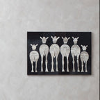 Leather Patchwork Zebra Wall Art | Safira