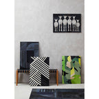 Leather Patchwork Zebra Wall Art | Safira