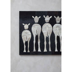Leather Patchwork Zebra Wall Art | Safira