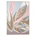 Pastel Leaves Canvas Wall Art | Astratto