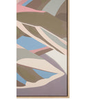 Pastel Leaves Canvas Wall Art | Astratto