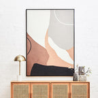 Neutral Abstract Canvas Wall Art | Astratto