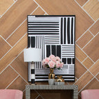 Astratto Retro Grace Stripes Wall Art