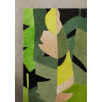 Botanical Hair on Leather Patchwork Wall Art | Safira