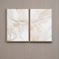Set of Two Natural Abstract Wall Art | Astratto