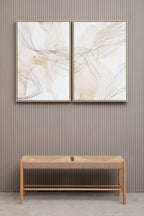 Set of Two Natural Abstract Wall Art | Astratto
