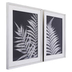 Set of Two Leaf Print Wall Art | Nason