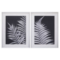 Set of Two Leaf Print Wall Art | Nason
