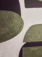 Green Textured Abstract Wall Art | Astratto