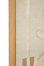 Set of 2 Neutral Abstract Canvas Wall Art | Astratto