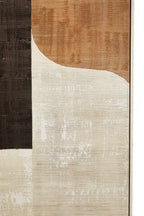 Neutral Abstract Textured Canvas Wall Art | Astratto