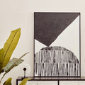 Black and White Abstract Hand Painted Wall Art | Astratto