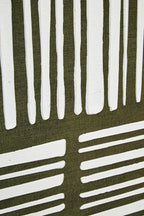 Green and Natural Textured Canvas Wall Art | Astratto