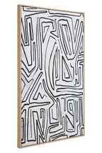 Abstract Black and Cream Textured Wall Art | Astratto