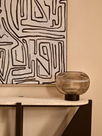 Abstract Black and Cream Textured Wall Art | Astratto