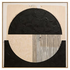 Black and Cream Wall Art | Astratto