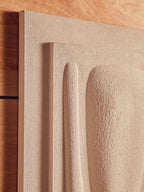 3D Cream Wall Art | Astratto
