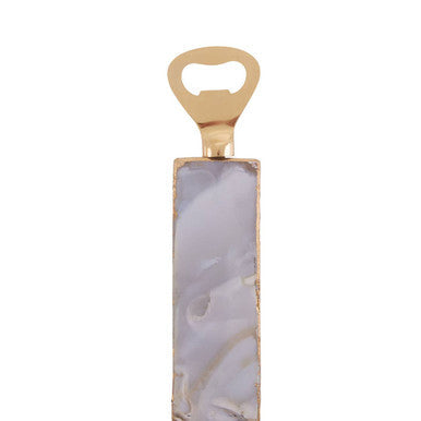 Natural Bottle Opener and Stopper Set | Bowerbird Agata