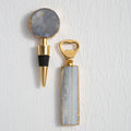 Natural Bottle Opener and Stopper Set | Bowerbird Agata