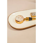 Natural Bottle Opener and Stopper Set | Bowerbird Agata
