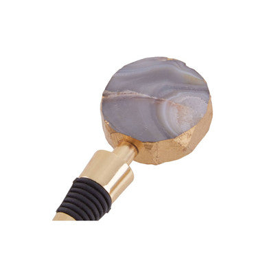 Natural Bottle Opener and Stopper Set | Bowerbird Agata
