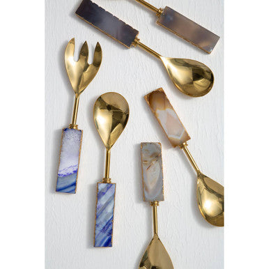 Grey and Gold Serving Set | Bowerbird Agata