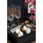 Grey and Gold Serving Set | Bowerbird Agata