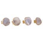 Grey and Gold Napkin Rings | Bowerbird Agata