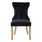Black Buttoned Dining Chair | Kensington Townhouse